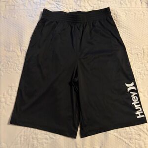Hurley Big Boys Youth Black Athletic Shorts Size XL H2O Dri